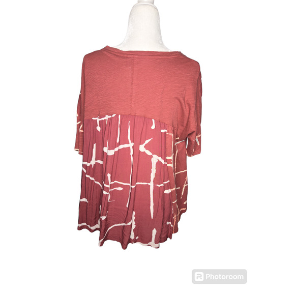 ANTHROPOLOGIE AKEMI + KIN RUST COLORED BOHO TOP, BOHEMIAN FALL TOP Medium - Picture 3 of 3